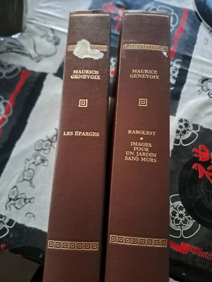 Lot 2 livres Maurice Genevoix