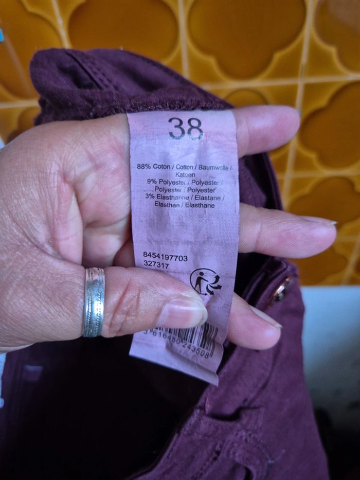 pantalon slim push up grain de malice taille 38 - photo numéro 6