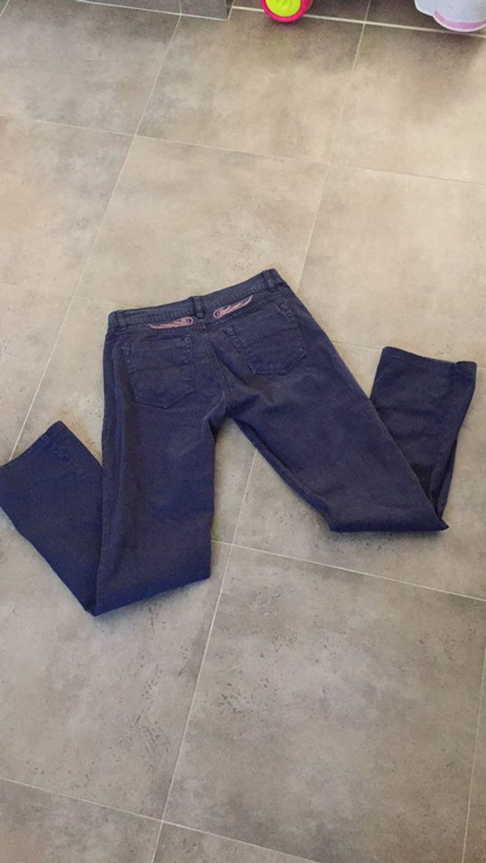 Jeans bleu marine berenice taille 28 excellent état femme - photo numéro 3