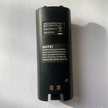 Batterie pour manette wii noir rechargeable