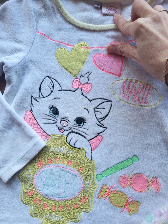 Pyjama velours disney 6ans les aristochats - photo numéro 3