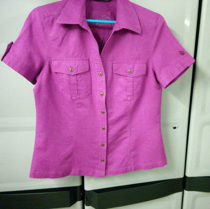 Chemise lin/coton C&A 40