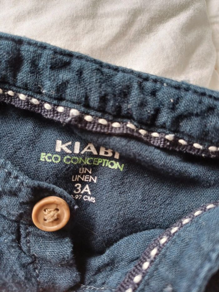 Chemise bleu 3 ans kiabi - photo numéro 2