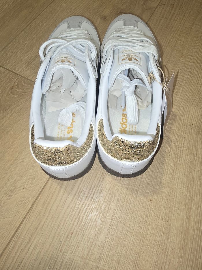 Adidas samba paillete dorée - photo numéro 2