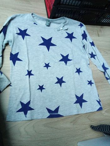 T shirt manche longue étoiles 13-14A
