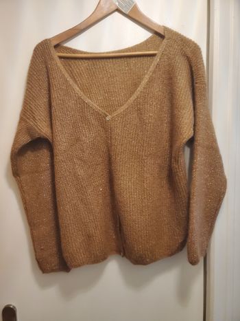 Gilet camel doré taille unique 