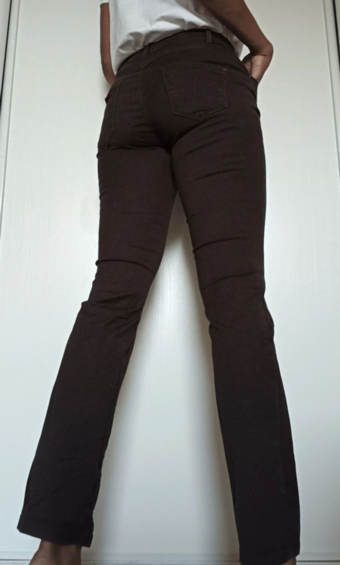 Pantalon marron Camaïeu T38 - photo numéro 3
