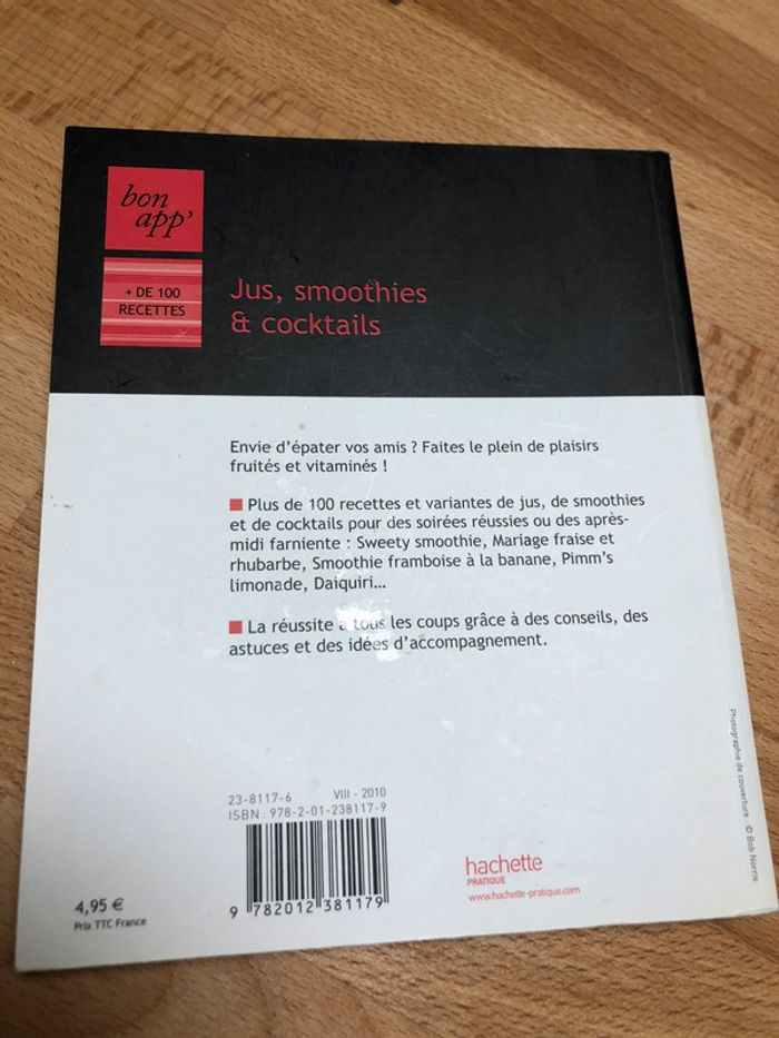 Livre Jus, smoothies et cocktail - photo numéro 2