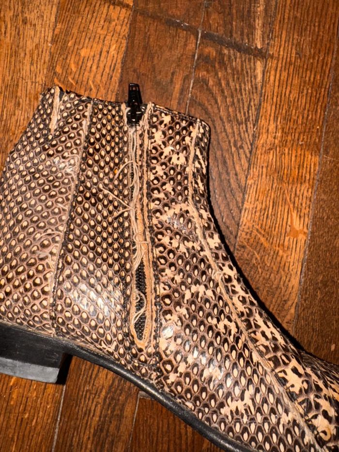 Boots en Cuir Barbara bui Taille 37 Valeur 650 euros - photo numéro 6