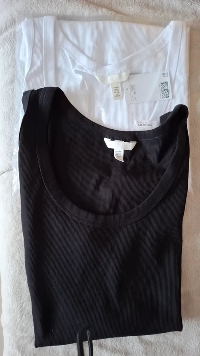 Lot deux débardeurs H&M