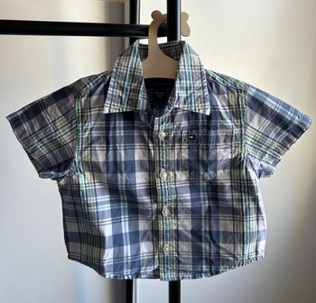 Chemise manches courtes - 6/9 mois - Tommy Hilfiger