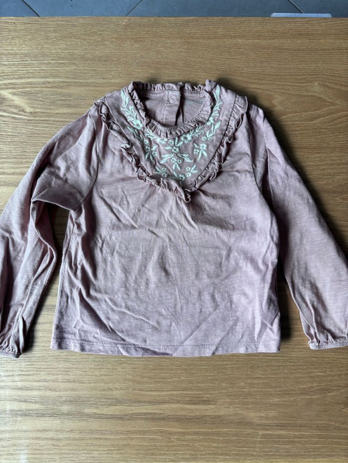 T-shirt manche longue Vertbaudet 3 ans - photo numéro 2
