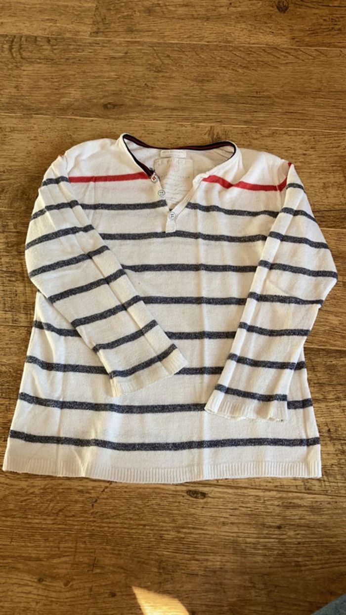 Pull léger rayures Zara