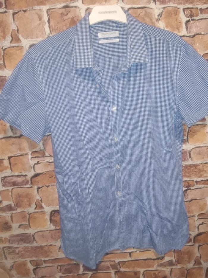 Chemise petit carreaux bleu Teddy Smith
