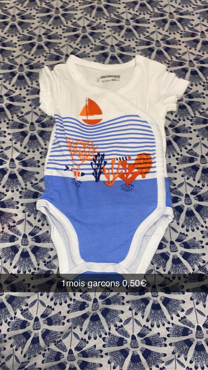 Bodies bébé 1m/24m/6m