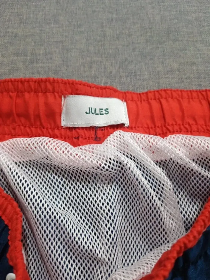 C58 short de bain orange/bleu Jules S - photo numéro 3
