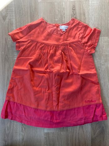 Robe manches courtes 12 mois