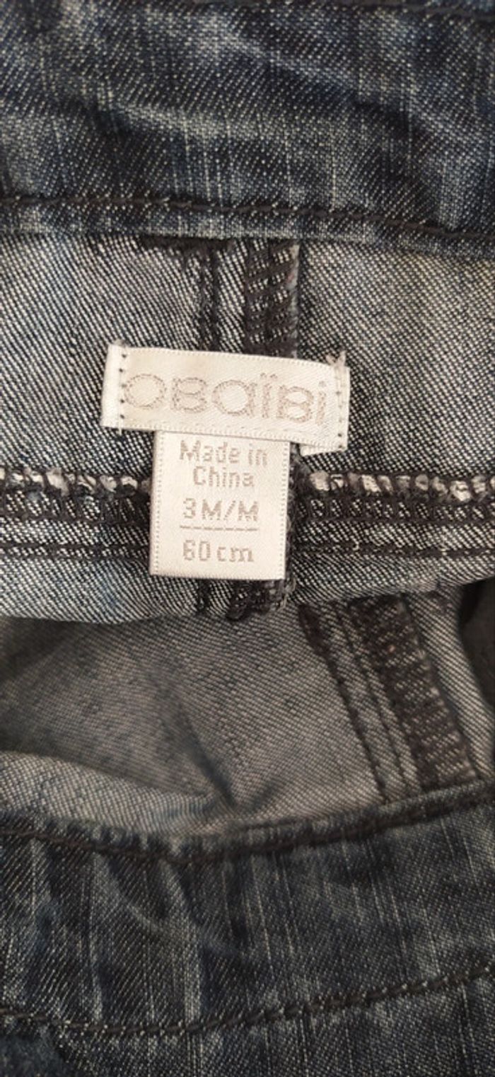 Salopette en jeans 3 mois - photo numéro 6