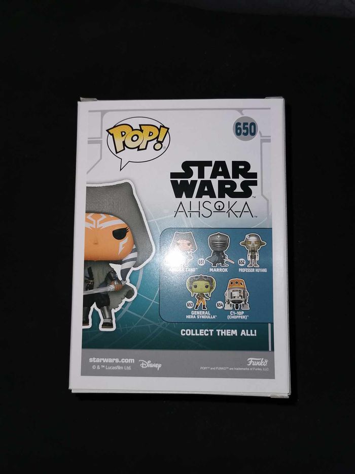 Figurine Funko Pop / Ashoka Tano N°650 / Star Wars - photo numéro 3