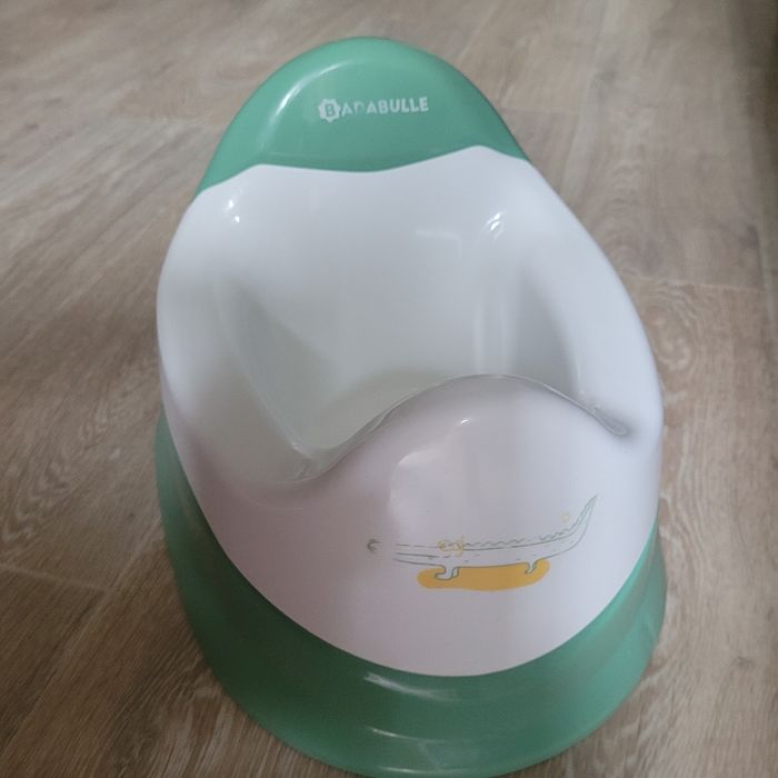 Réducteur de siège transportable + pot Badabulle vert - photo numéro 5