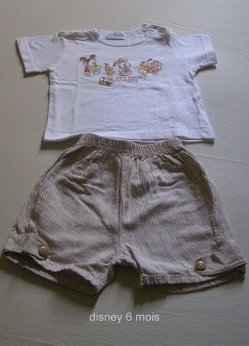 ensemble disney 6 mois