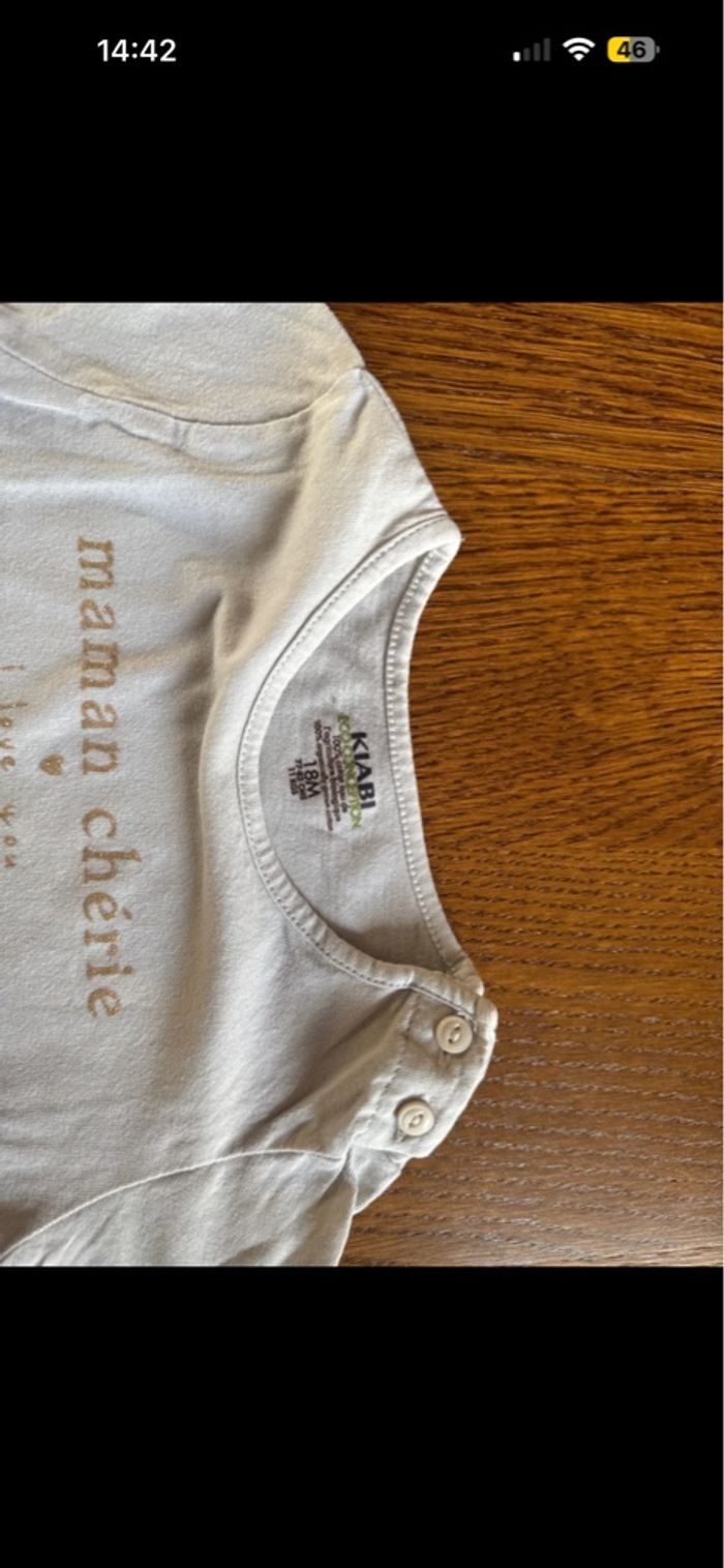 Lot 2 teeshirt une blouse un legging effet jeans - photo numéro 10