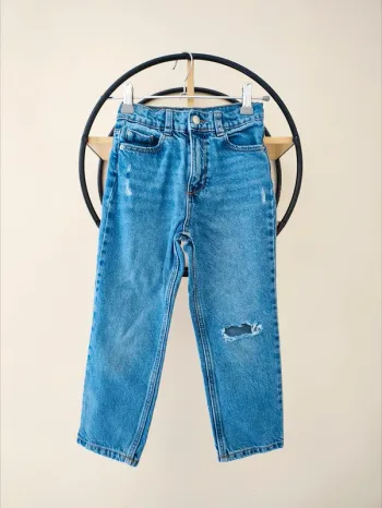 6 ans jean a trou straight destroy Kiabi