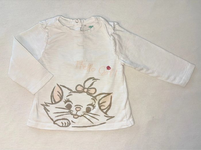 T-shirt manche longue Disney 12 mois - photo numéro 2