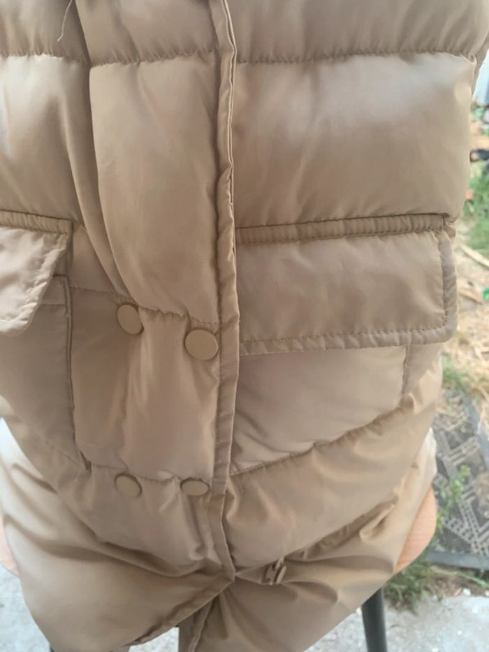 Doudoune Georgia sans manches taille M beige - photo numéro 8
