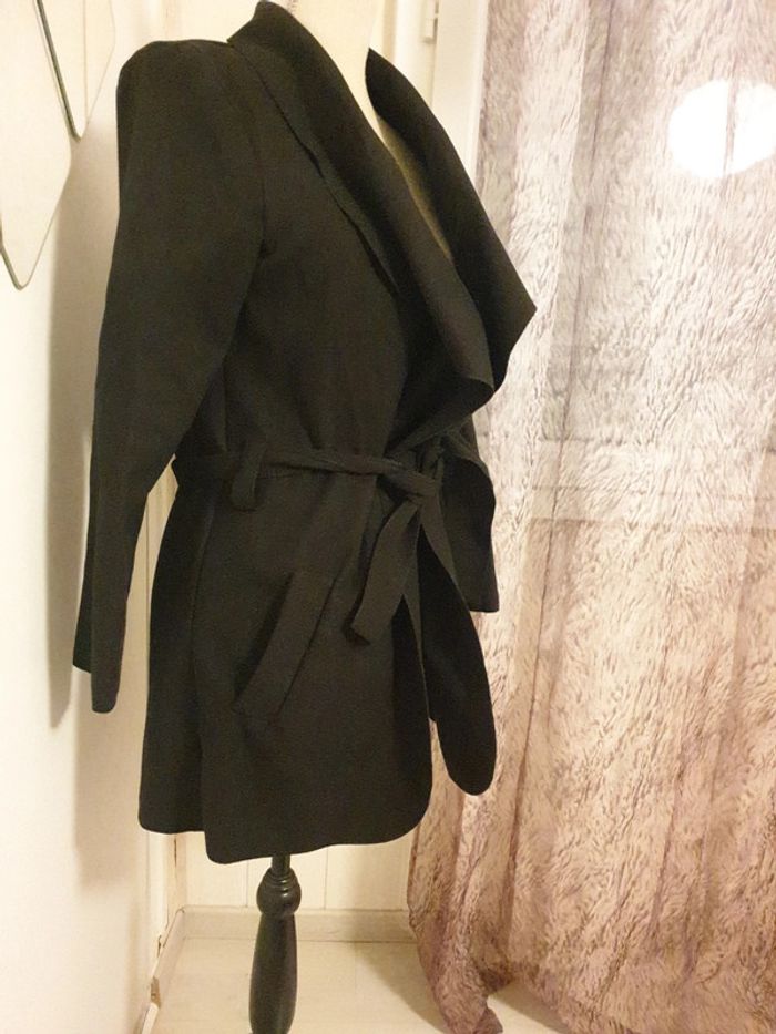 Veste longue col chale - photo numéro 2