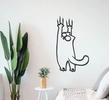 Decoration mural chat Simon's