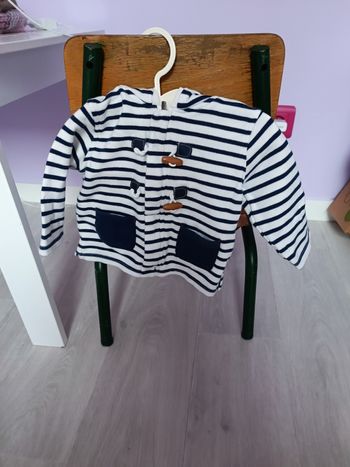 Veste à rayures