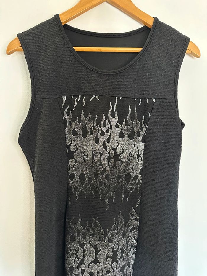 Robe taille 40/42 noir et argenté - photo numéro 2