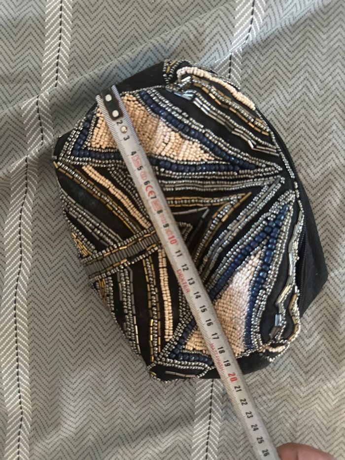 Trousse maquillage perles neuve - photo numéro 5