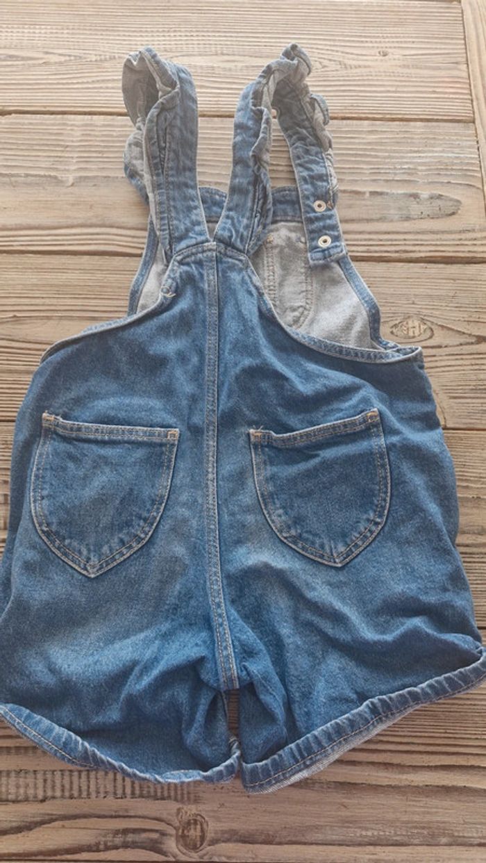 Salopette en jean h&m 4/5 ans 110 cm - photo numéro 3