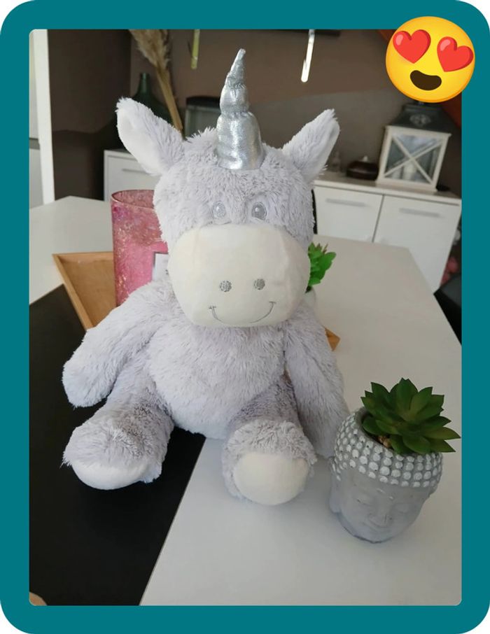 Péluche Licorne Atmosphèra🌿🎁 - photo numéro 7