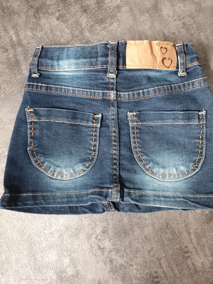 Jupe jean fille 4 ans charlie et prune très bon état - photo numéro 5