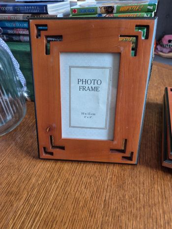 lot de 4 cadres photos en bois