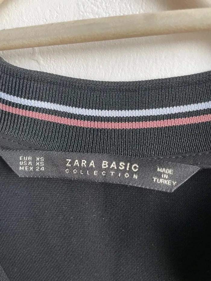 Robe Noire Zara Fluide - photo numéro 5
