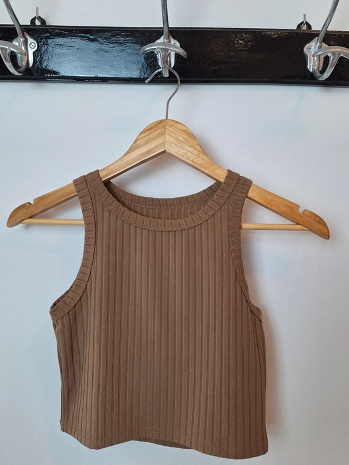 Top débardeur marron XS