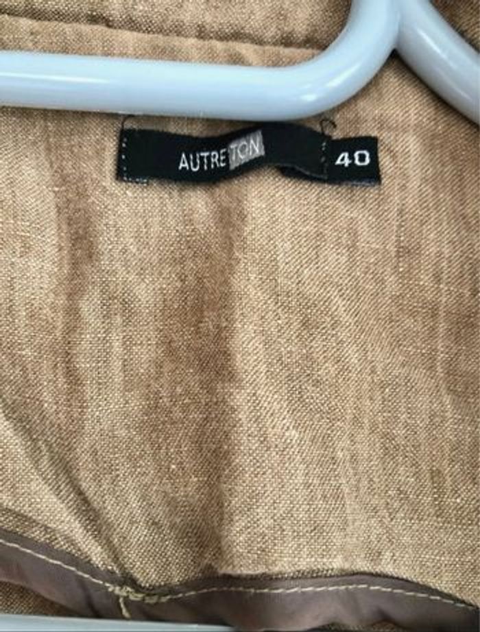 Chemise en lin beige - photo numéro 7