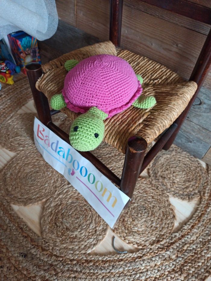 Peluche Tortue tricot tbe - photo numéro 3