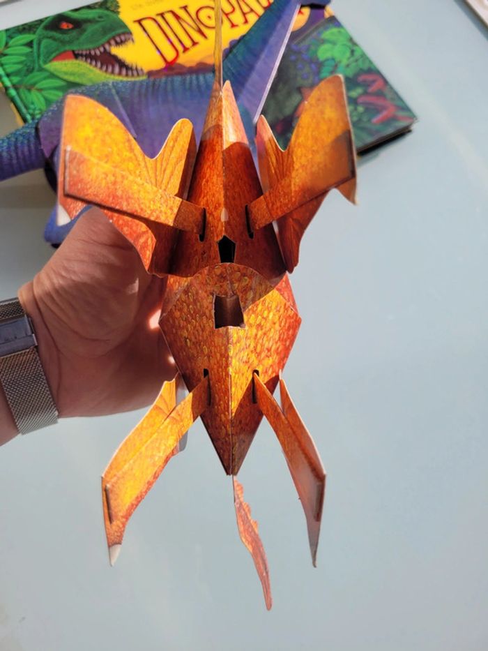 Magnifique livre animé Seuil Jeunesse Dinoparc, la préhistoire en 3D + modèles reduits dinosaures 53 - photo numéro 19