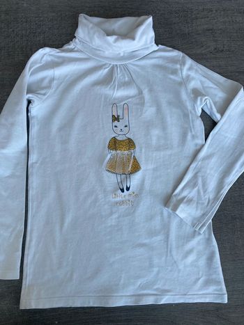 T-shirt ML col roulé