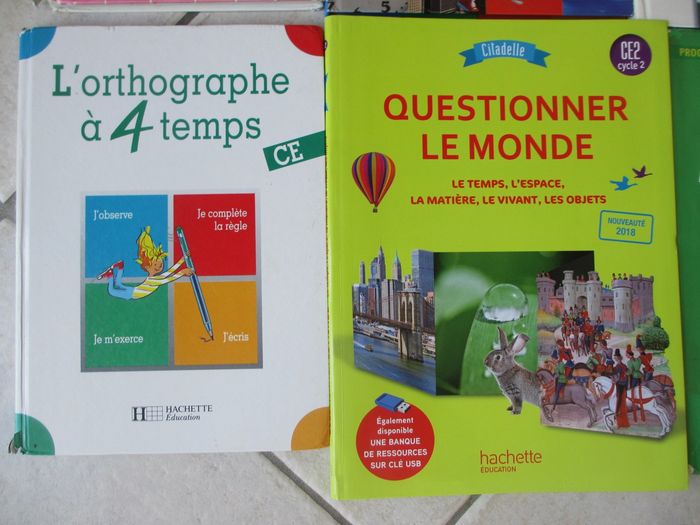 Lot de 7 manuels scolaires du CP au CE2 - photo numéro 4