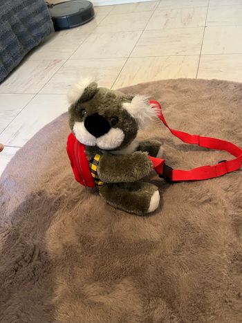 Peluche koala ceinture et sac