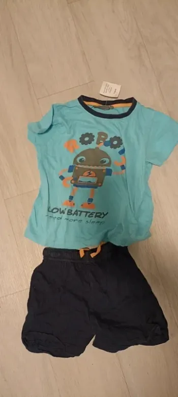 Pyjama été short et tee shirt 5-6 ans 9th avenue