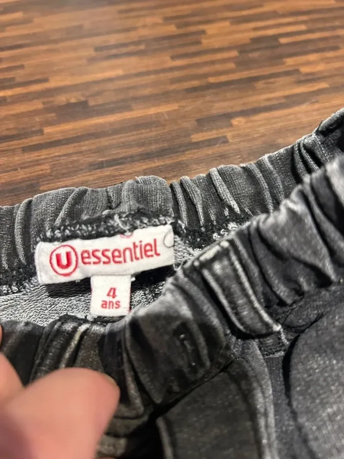 Short en jean gris garçon 4 ans U Essentiel - photo numéro 3