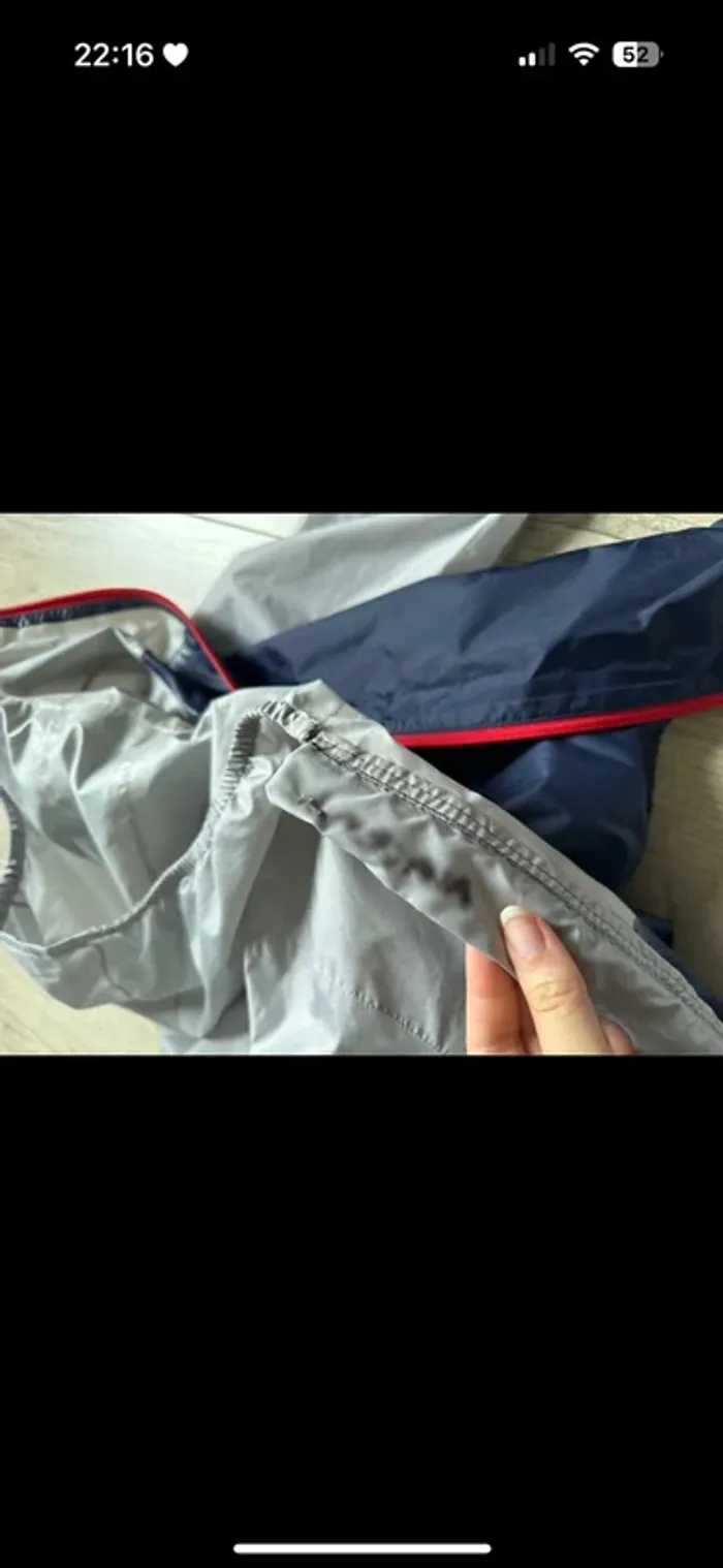 Kway garçon quechua gris bleu 12 ans - photo numéro 7