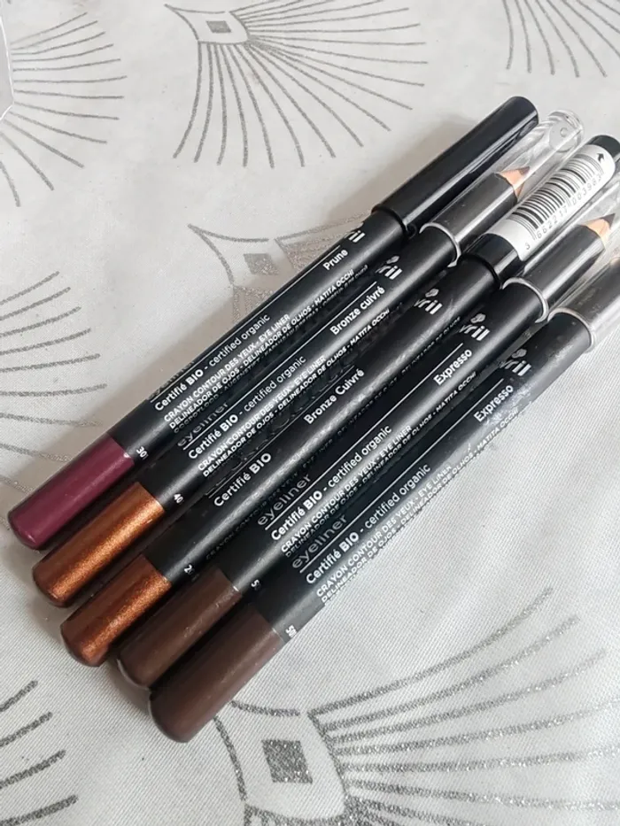 Lot 5 crayons yeux bio - photo numéro 2
